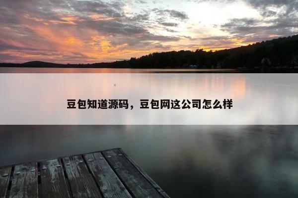豆包知道源码，豆包网这公司怎么样