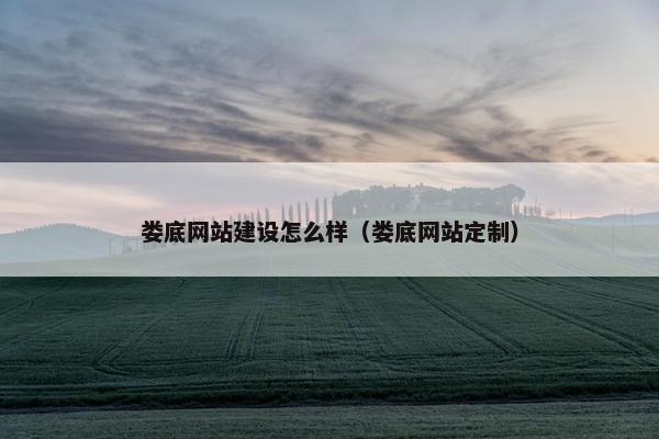 娄底网站建设怎么样（娄底网站定制）