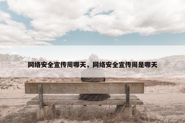 网络安全宣传周哪天，网络安全宣传周是哪天