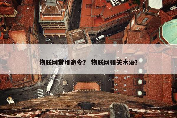 物联网常用命令？ 物联网相关术语？