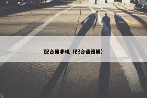 配音男嘶吼（配音语录男）
