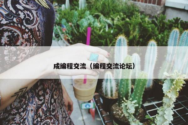 成编程交流（编程交流论坛）