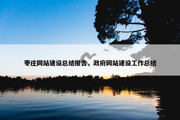 枣庄网站建设总结报告，政府网站建设工作总结