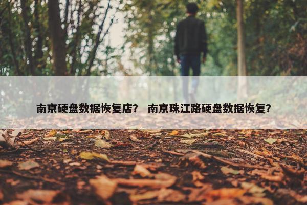 南京硬盘数据恢复店？ 南京珠江路硬盘数据恢复？