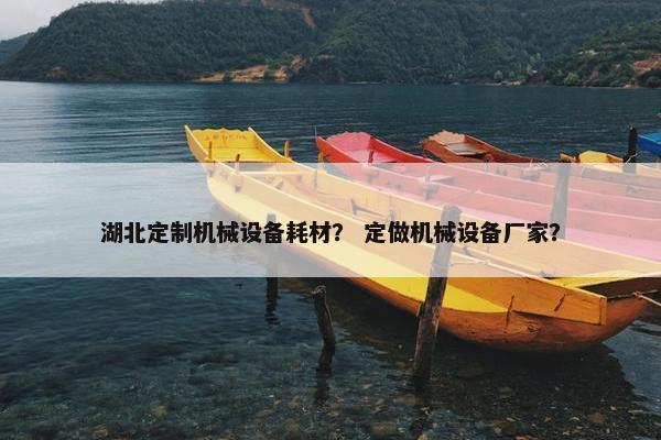 湖北定制机械设备耗材？ 定做机械设备厂家？