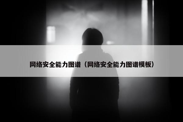 网络安全能力图谱（网络安全能力图谱模板）
