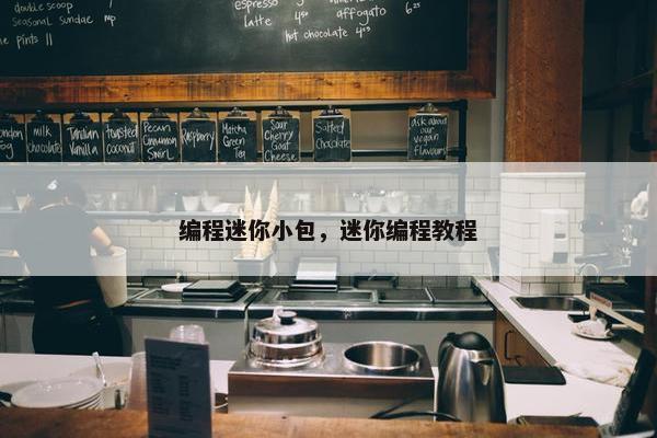 编程迷你小包，迷你编程教程