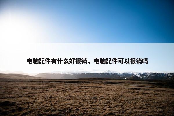 电脑配件有什么好报销，电脑配件可以报销吗