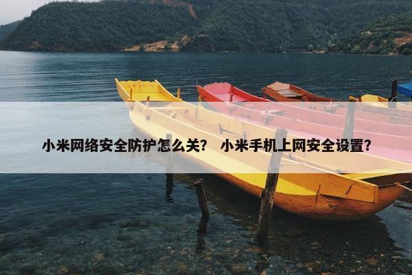 小米网络安全防护怎么关？ 小米手机上网安全设置？