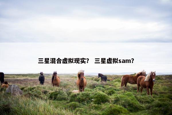 三星混合虚拟现实？ 三星虚拟sam？
