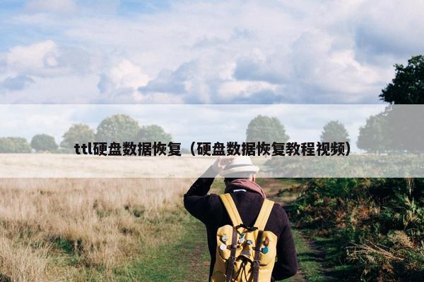 ttl硬盘数据恢复（硬盘数据恢复教程视频）