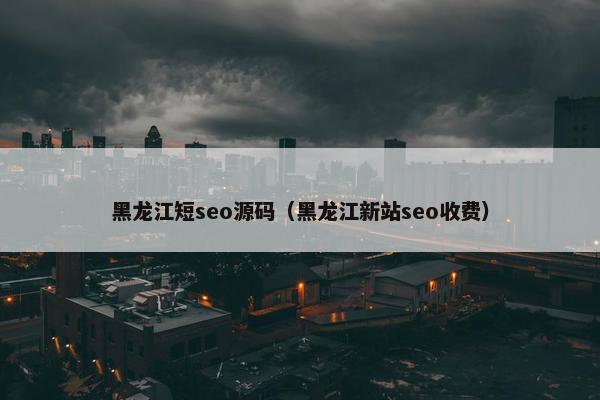 黑龙江短seo源码（黑龙江新站seo收费）