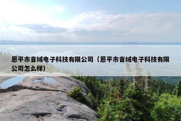 恩平市音域电子科技有限公司（恩平市音域电子科技有限公司怎么样）