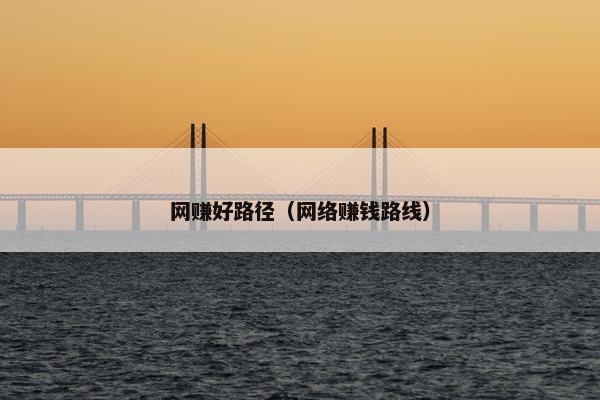 网赚好路径（网络赚钱路线）