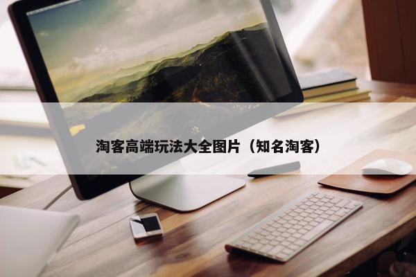 淘客高端玩法大全图片（知名淘客）