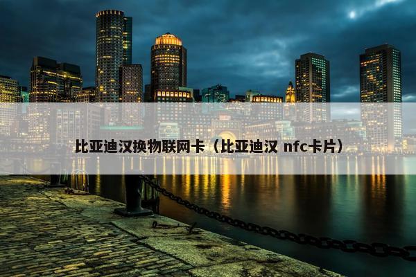 比亚迪汉换物联网卡（比亚迪汉 nfc卡片）