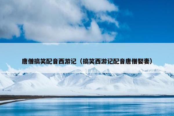 唐僧搞笑配音西游记（搞笑西游记配音唐僧娶妻）