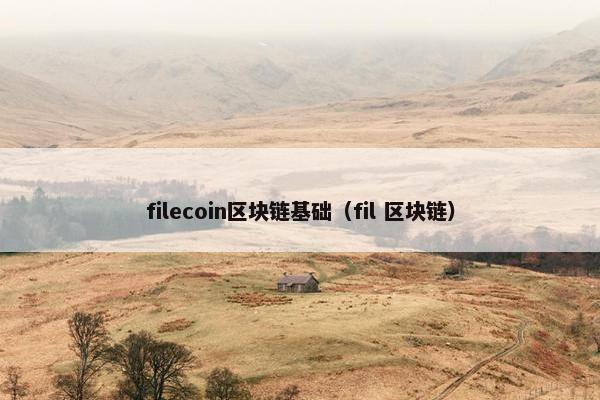 filecoin区块链基础（fil 区块链）