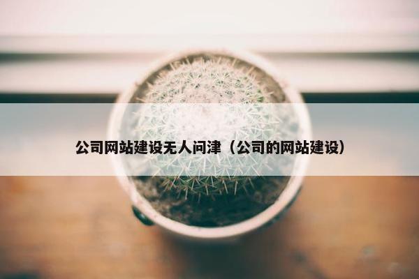 公司网站建设无人问津（公司的网站建设）