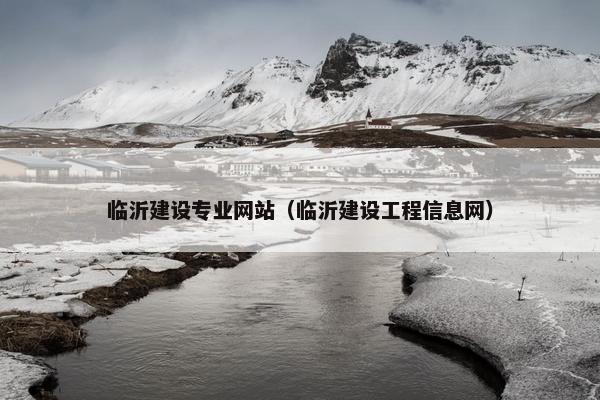 临沂建设专业网站（临沂建设工程信息网）
