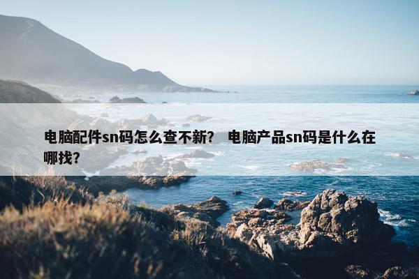 电脑配件sn码怎么查不新？ 电脑产品sn码是什么在哪找？