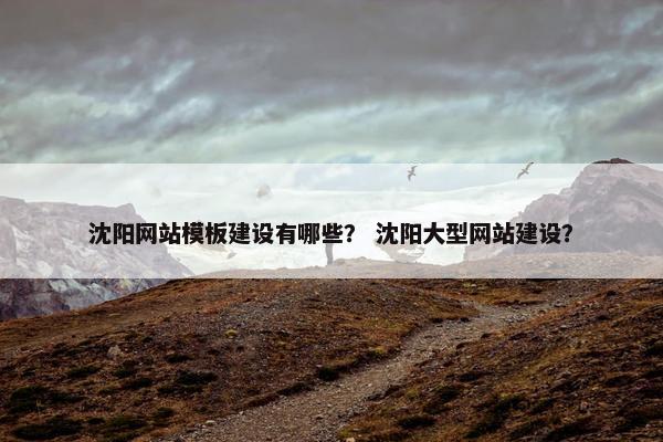 沈阳网站模板建设有哪些？ 沈阳大型网站建设？