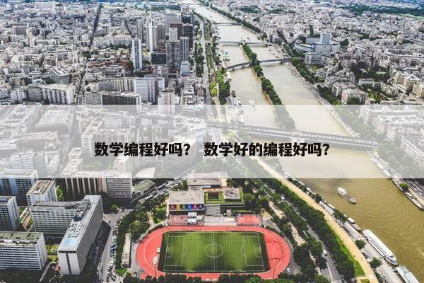 数学编程好吗? 数学好的编程好吗?