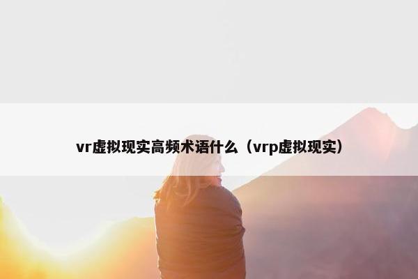 vr虚拟现实高频术语什么(vrp虚拟现实)