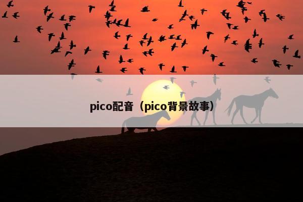 pico配音(pico背景故事) pico配音(pico背景故事)