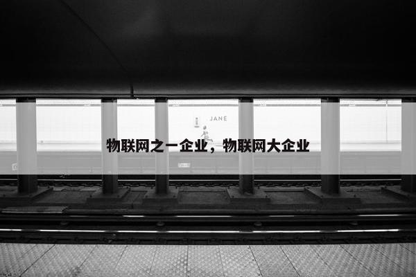 物联网之一企业,物联网大企业