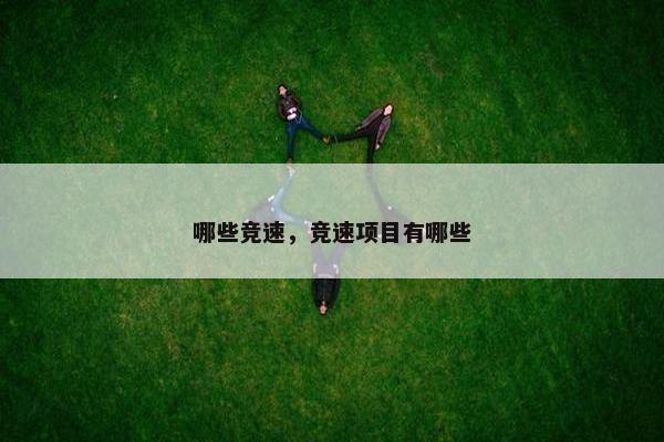 哪些竞速,竞速项目有哪些 哪些竞速,竞速项目有哪些