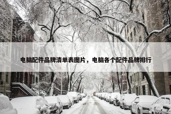 电脑配件品牌清单表图片,电脑各个配件品牌排行