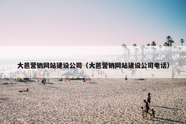 大邑营销网站建设公司（大邑营销网站建设公司电话）