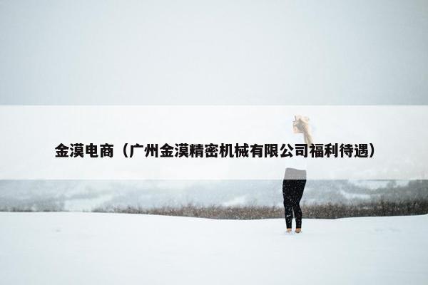 金漠电商(广州金漠精密机械有限公司福利待遇) 金漠电商(广州金漠精密机械有限公司福利待遇)