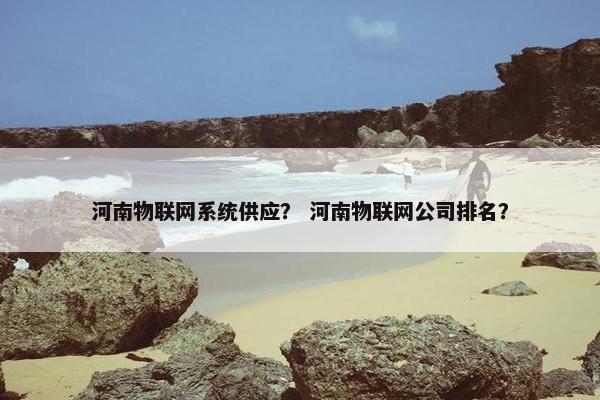 河南物联网系统供应？ 河南物联网公司排名？