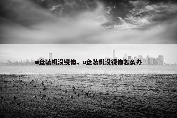 u盘装机没镜像，u盘装机没镜像怎么办