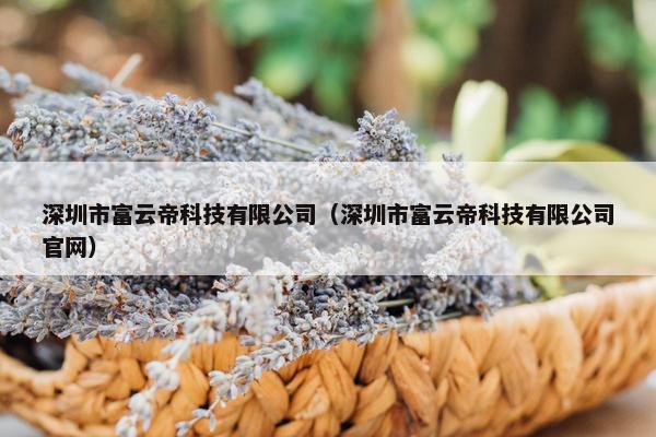 深圳市富云帝科技有限公司(深圳市富云帝科技有限公司官网) 深圳市富云帝科技有限公司(深圳市富云帝科技有限公司官网)
