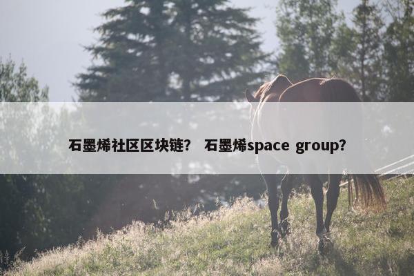 石墨烯社区区块链? 石墨烯space group?
