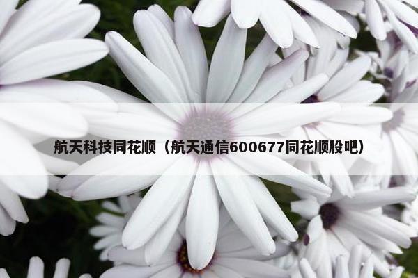 航天科技同花顺（航天通信600677同花顺股吧）