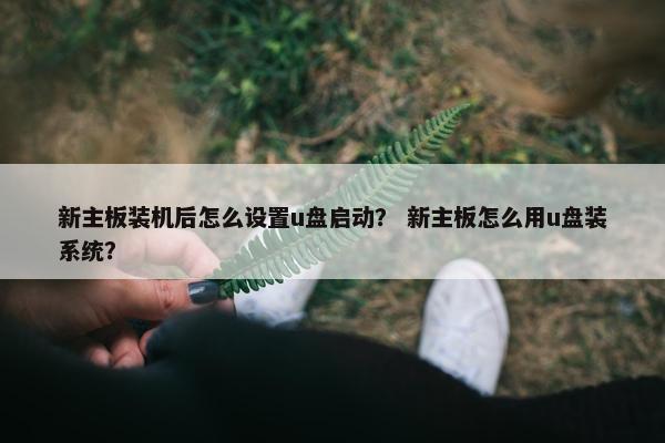 新主板装机后怎么设置u盘启动？ 新主板怎么用u盘装系统？