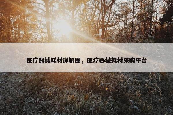 医疗器械耗材详解图，医疗器械耗材采购平台