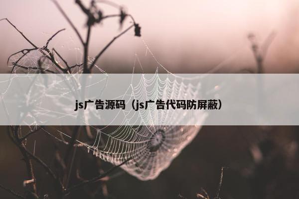 js广告源码(js广告代码防屏蔽)