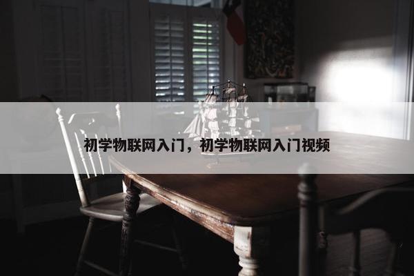 初学物联网入门，初学物联网入门视频