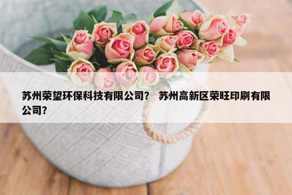 苏州荣望环保科技有限公司? 苏州高新区荣旺印刷有限公司? 苏州荣望环保科技有限公司? 苏州高新区荣旺印刷有限公司?