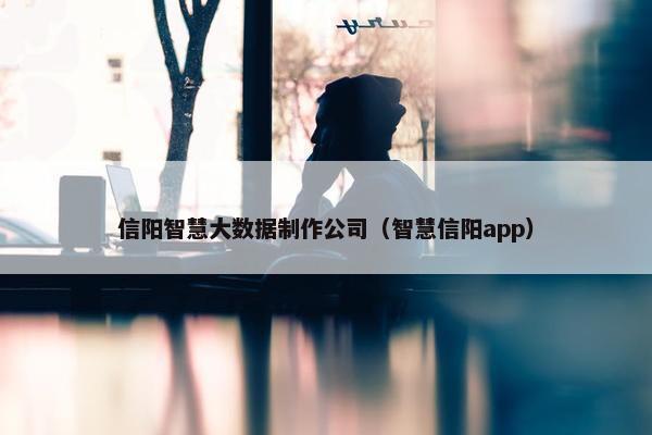 信阳智慧大数据制作公司(智慧信阳app)
