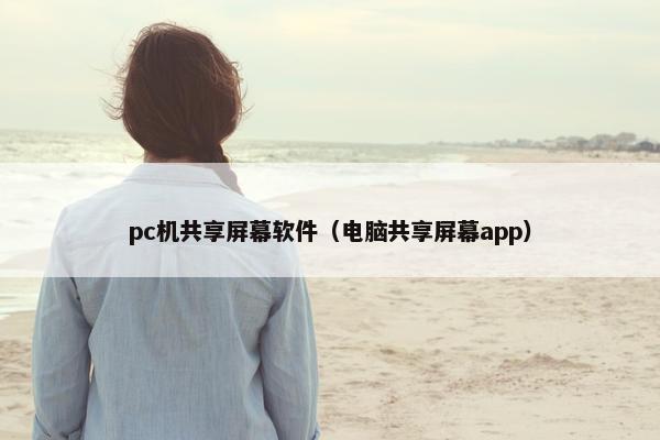 pc机共享屏幕软件（电脑共享屏幕app）