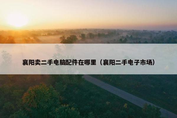 襄阳卖二手电脑配件在哪里（襄阳二手电子市场）