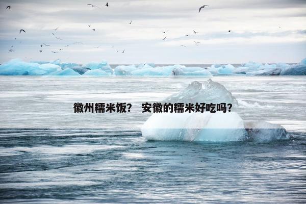 徽州糯米饭? 安徽的糯米好吃吗? 徽州糯米饭? 安徽的糯米好吃吗?