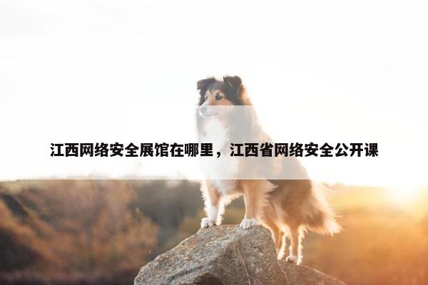 江西网络安全展馆在哪里，江西省网络安全公开课