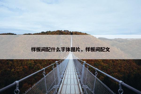 样板间配什么字体图片,样板间配文